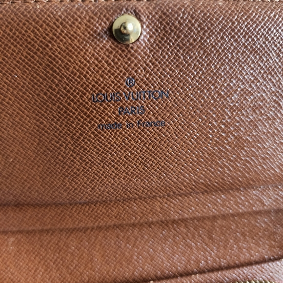 Louis Vuitton Monogram Porte Monnaie Tresor Canvas Wallet - Picture 7 of 8